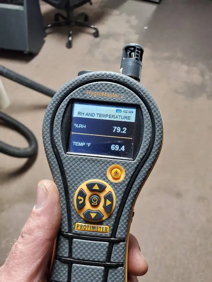 Moisture meter humidity assessment for Fire & Smoke Damage Restoration in Redding